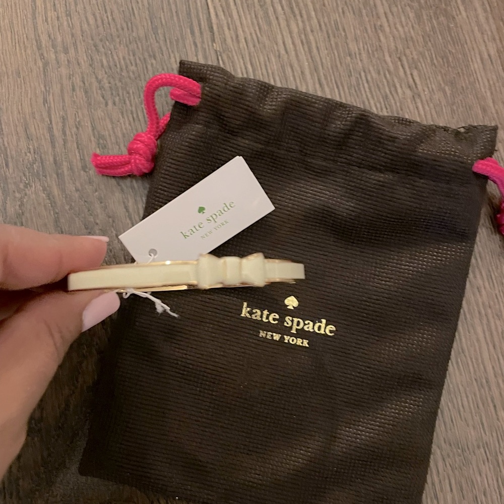 NWT. Kate Spade creamy white bangle bracelet
